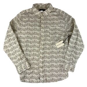 United By Blue Shirt Mens Large Hemp Organic Cotton Button Down NWT $78